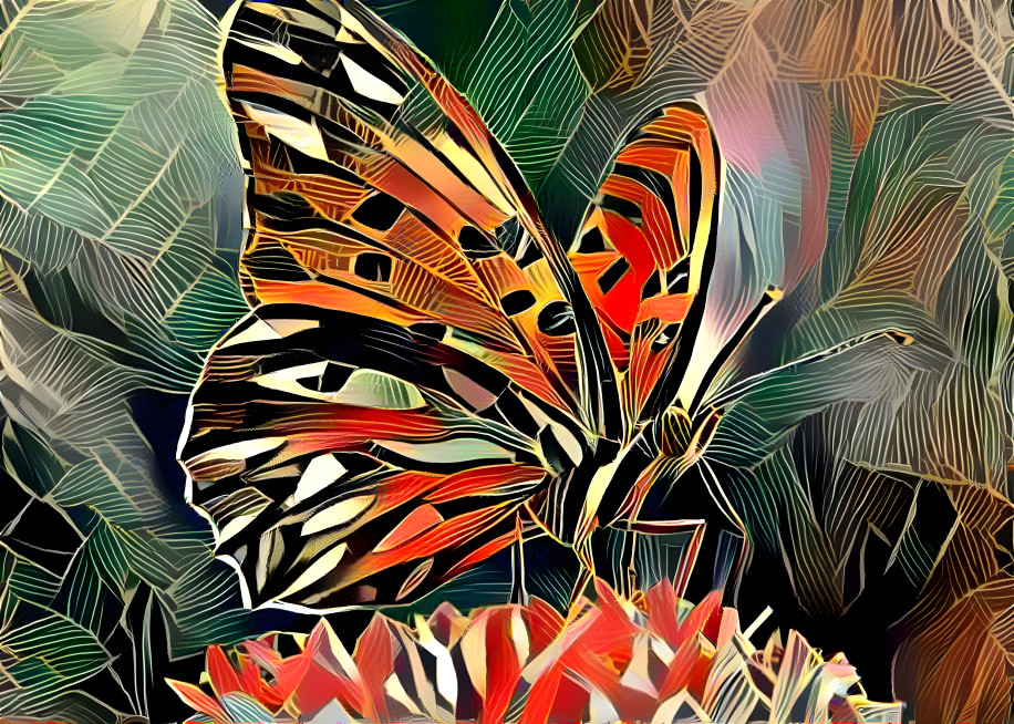 geometric butterfly