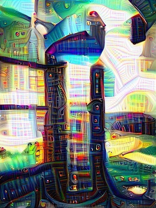 The Garbage Can, Deep Dreamed. o.O