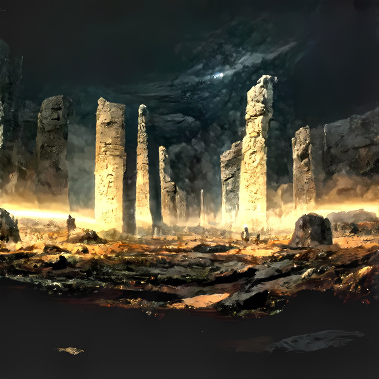 Ancient alien ruins