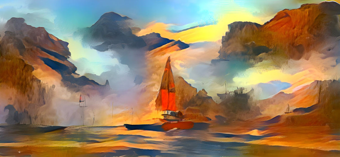 Sailing on the red sea