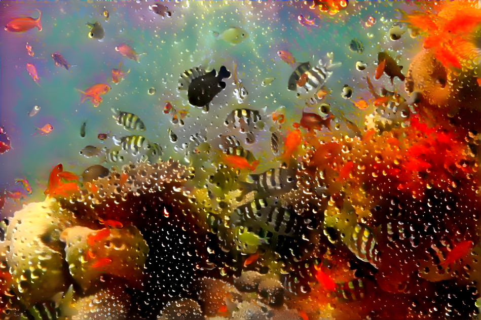 Volcano reef fish