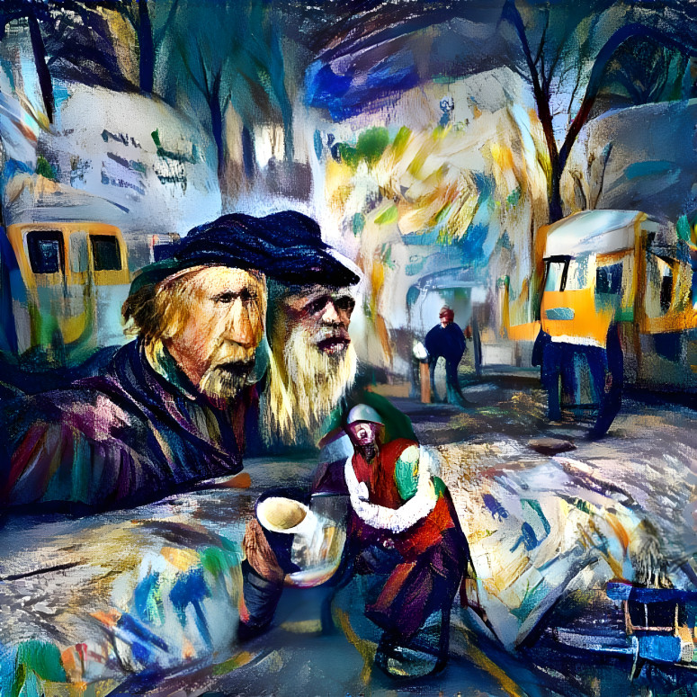 #homelessguyjo #ART #NFT The Homeless Man 123