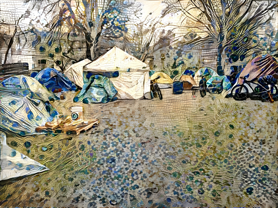 tent city life