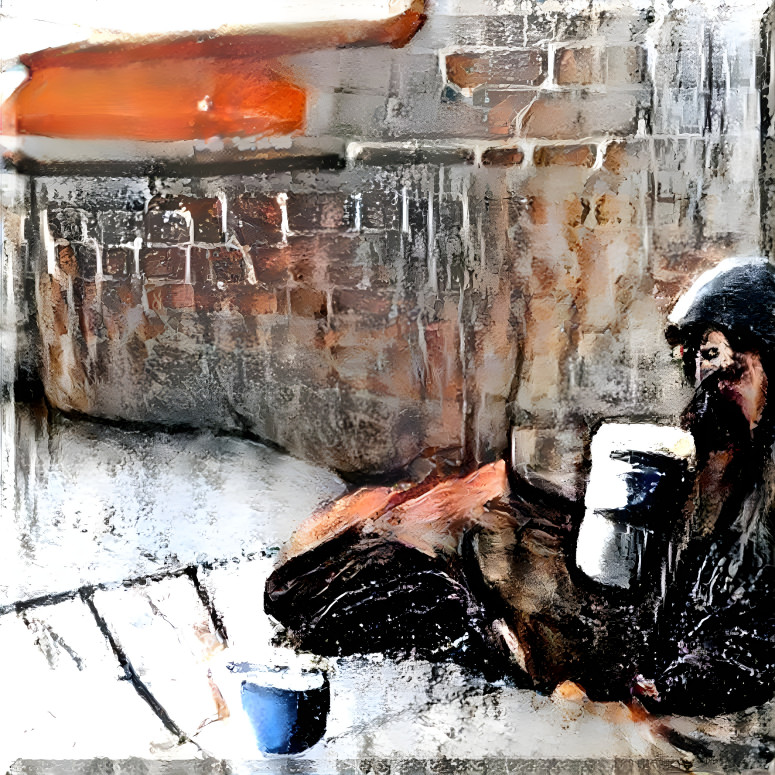 homelessguyjo cafe am
