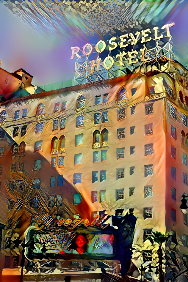 The Roosevelt Hotel in Hollywood, CA.