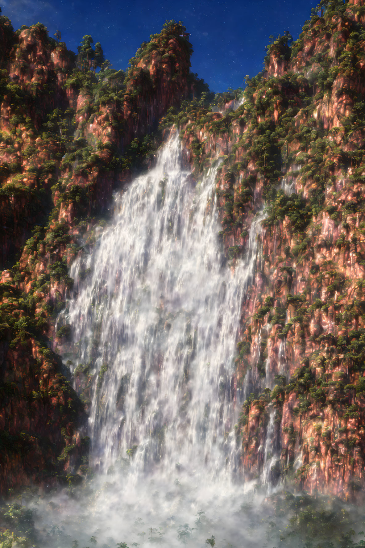 Desert Waterfall