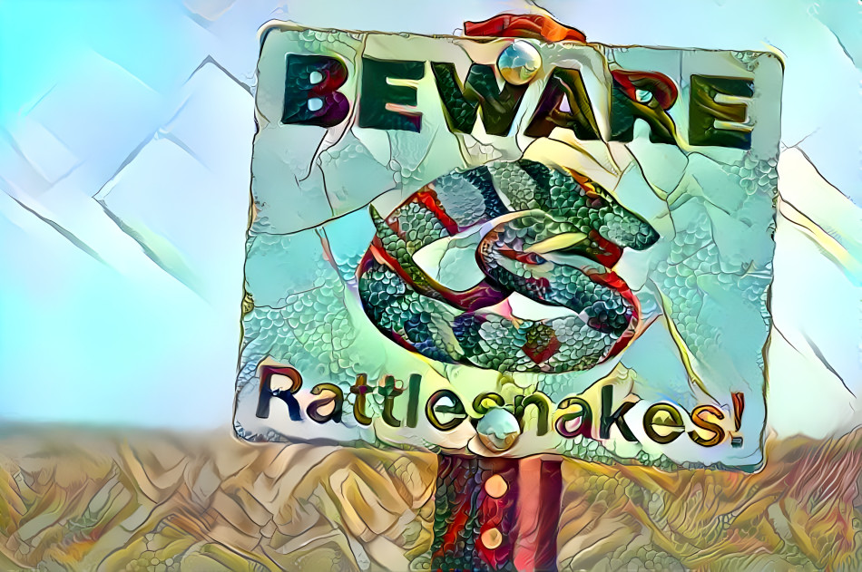 Beware Rattlesnakes!!