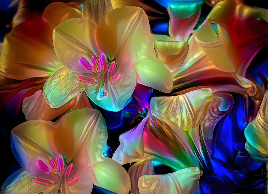 colorful lillies