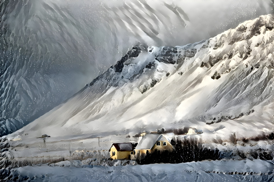Winter in Iceland.