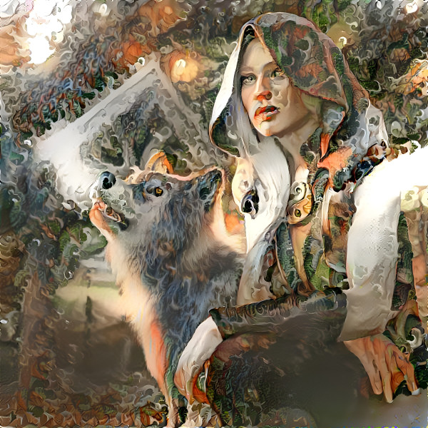 Women With Wolf