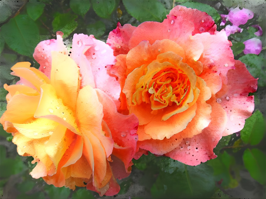 Orange Sherbet Roses