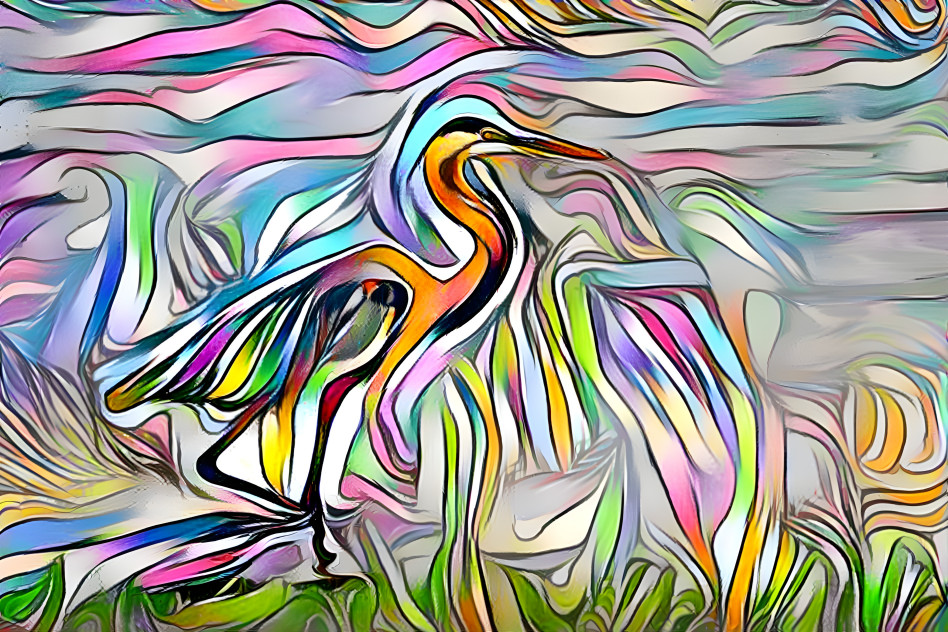 Colorful Heron