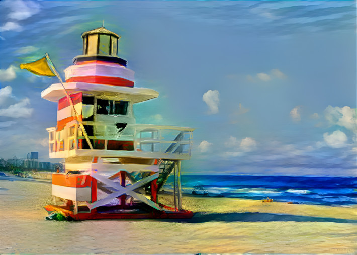 Miami Beach Lifeguard Stand