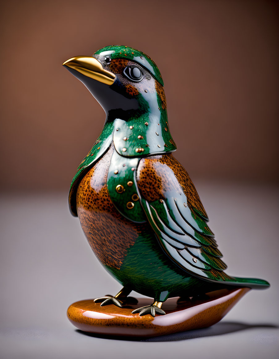 A Martinware Wally Bird figurine.