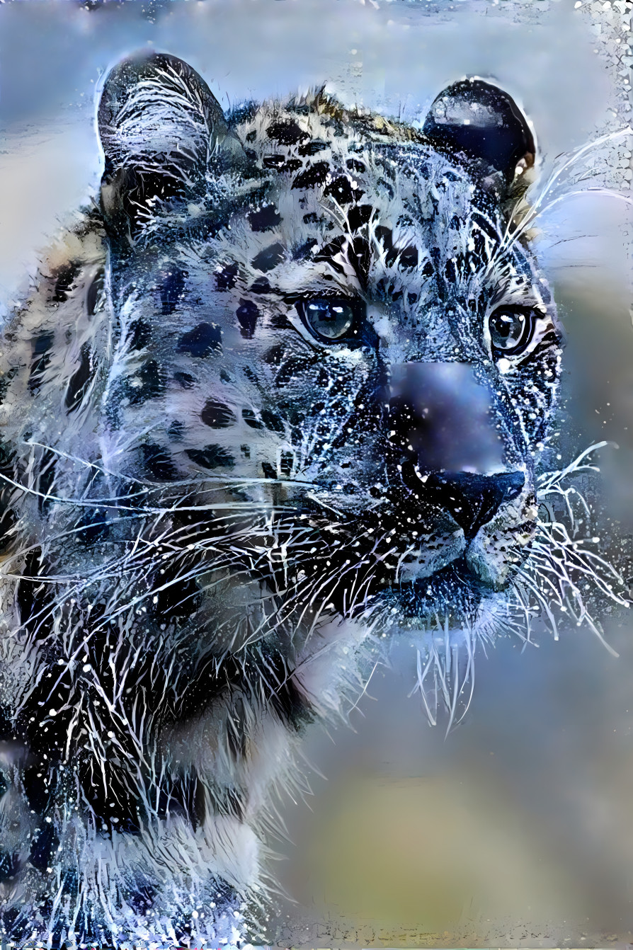 Snow cheetah