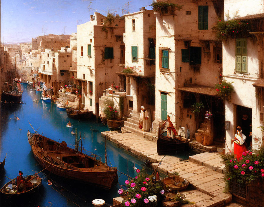 Harbor With Moroccan Roses