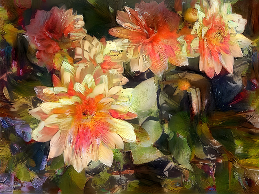 What If Dahlias Grew Out of Water?