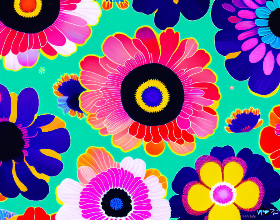 Bright Blooms Pattern
