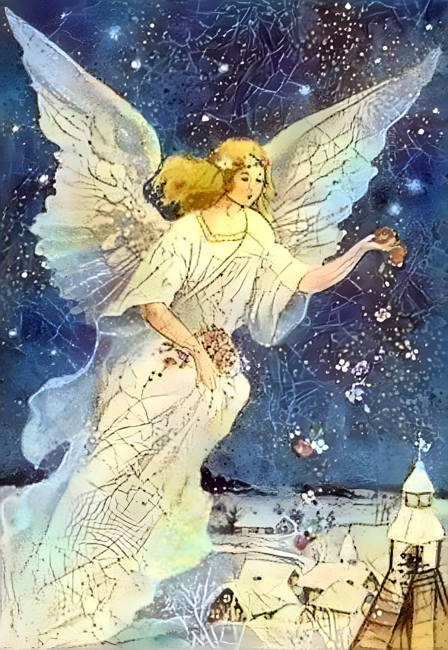 Vintage Angel Card