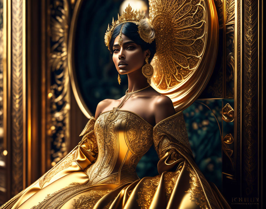 The Queen in Gold