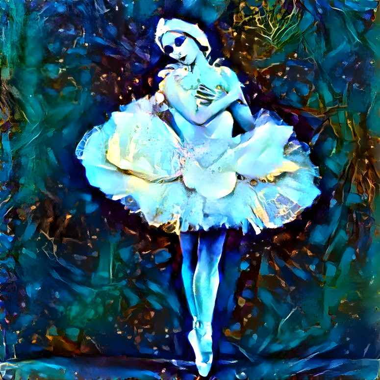 Ballet Dancer from Begone Days (Anna Pavlova)