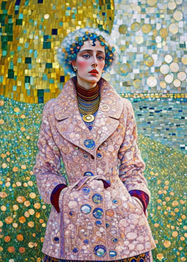 The Woman with Curly Hair ... Klimt
