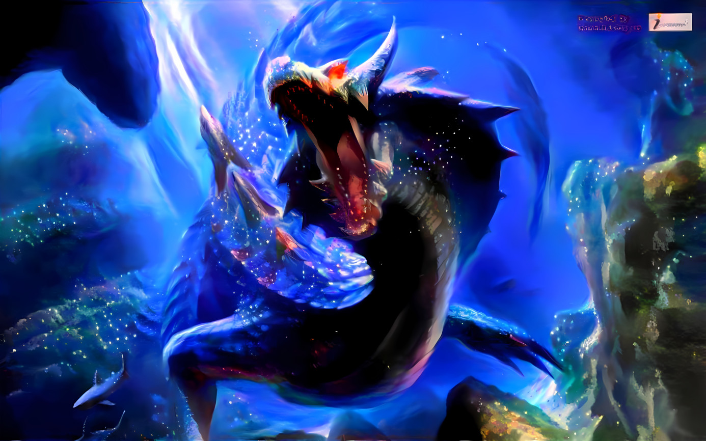 Cobra Dragon underwater
