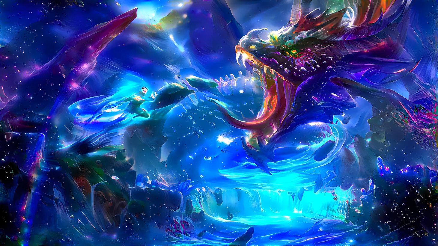 Water Dragon vs Warrior