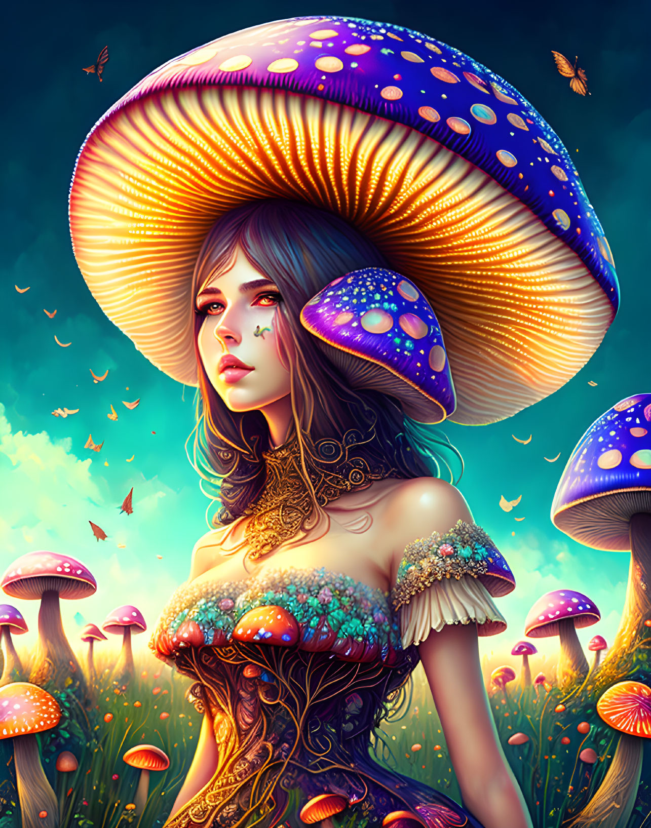 Mushroom Girl #01