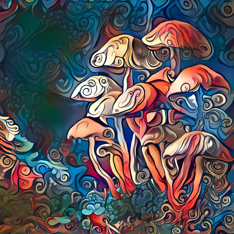 Mushrooms Swirls