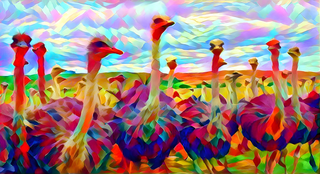 Ostrich of Color