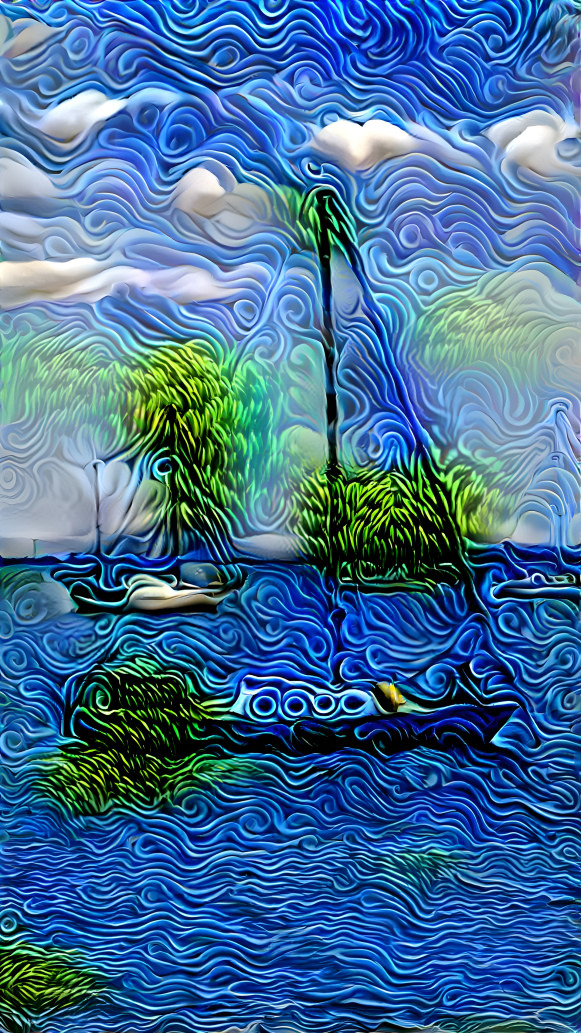 The Sailboat psychedelia series 