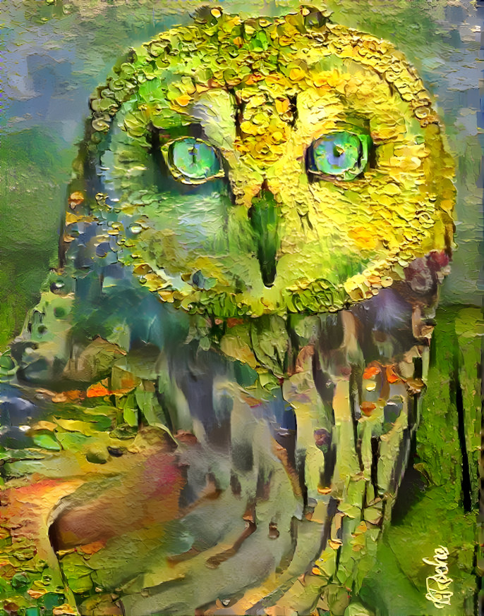 Green owl