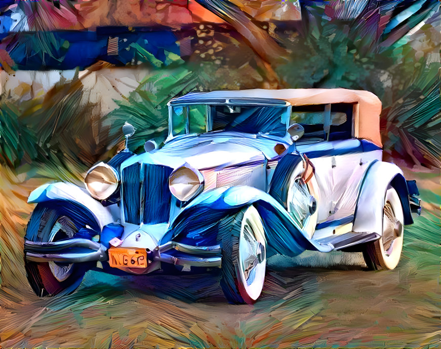 Antique cars from the good time