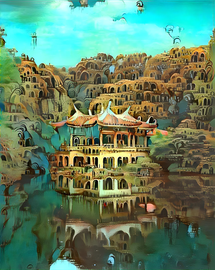 Oriental Palace by the lake