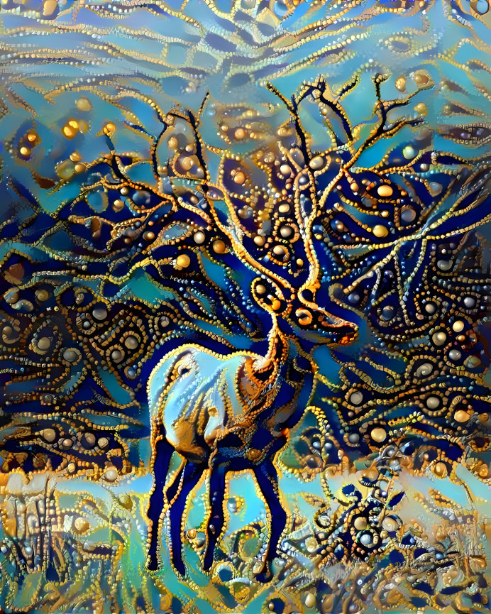Mozaic deer