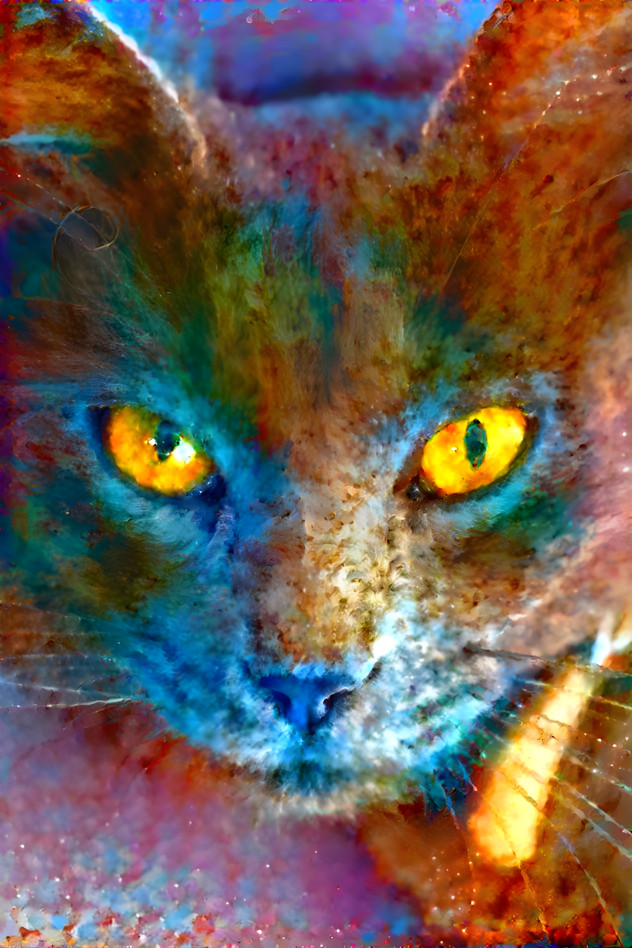 The universe is the eye of the cat