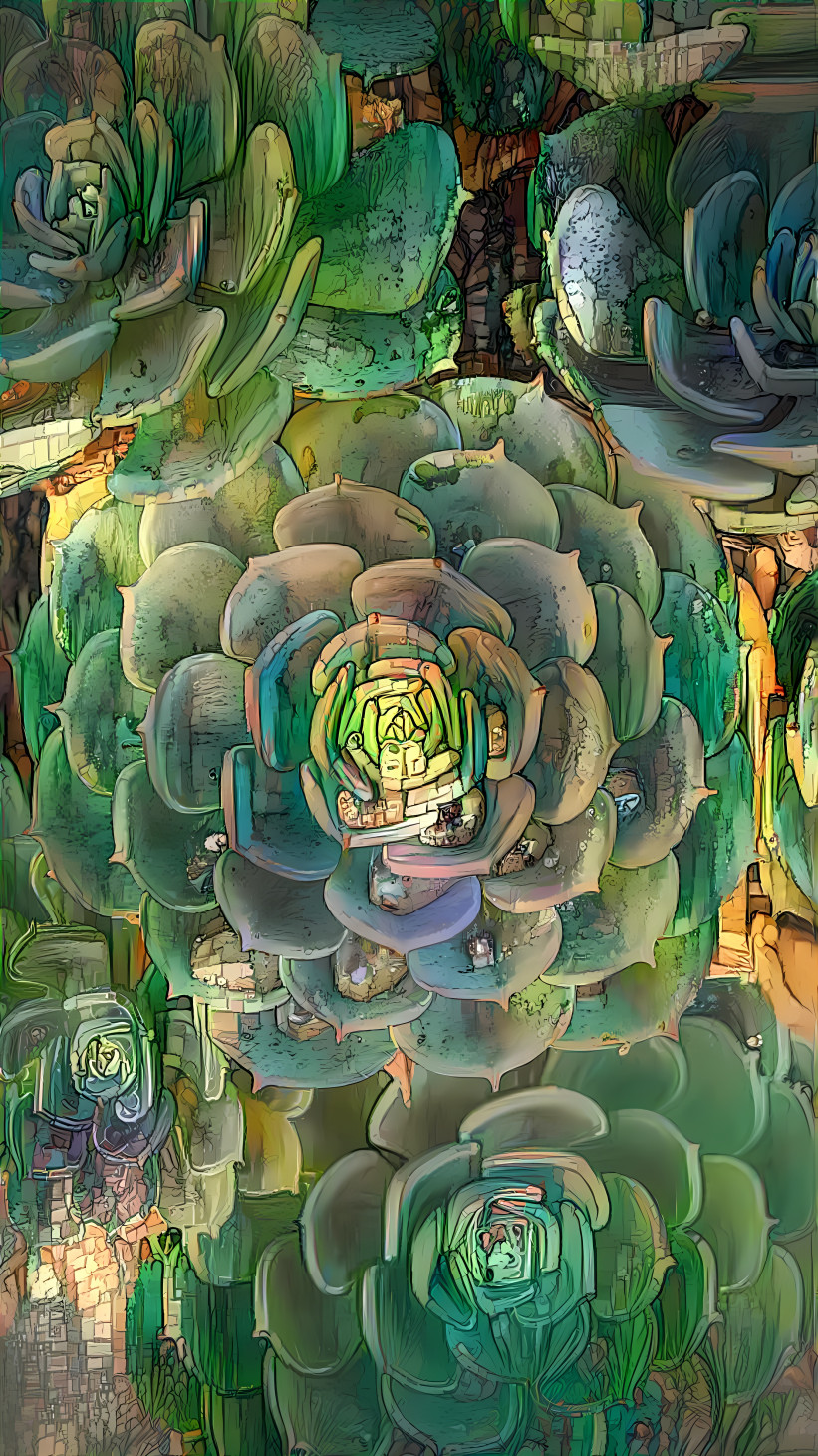 Abstract Succulent