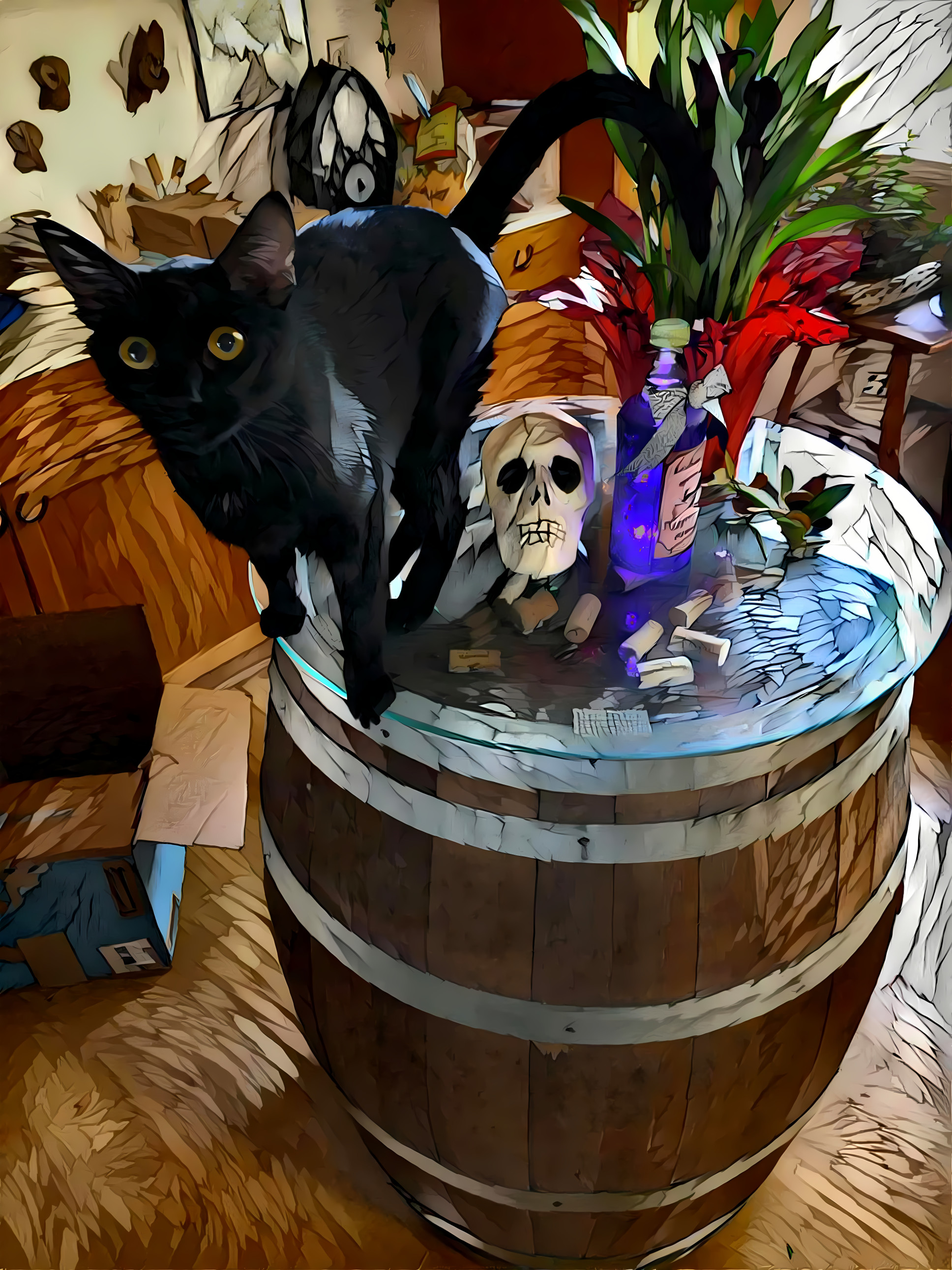 Halloween Kitty variation