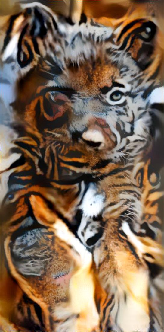 A Ruff Looking Tiger Cub