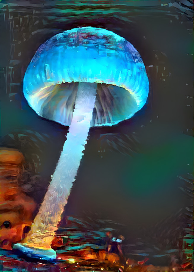 Glowing mushroom 
