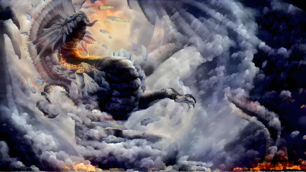 Le dragon des nuage 
