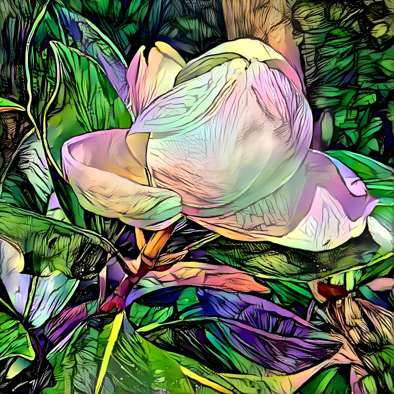 Young magnolia 