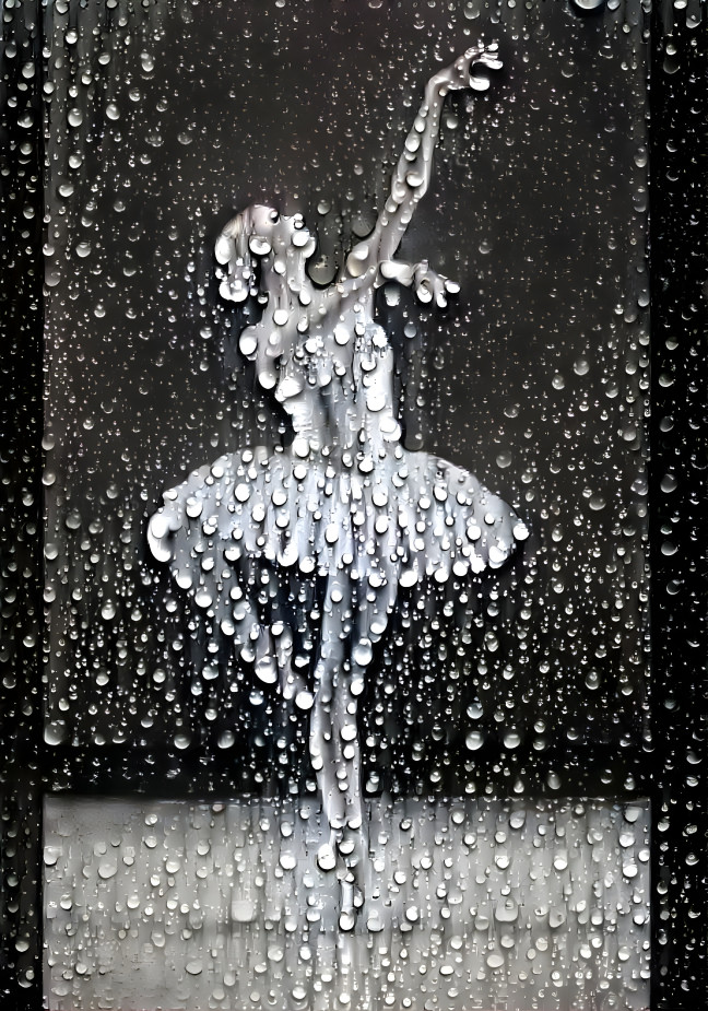 Ballet in the rain.