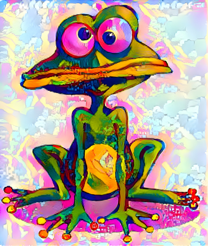 Psycho frog