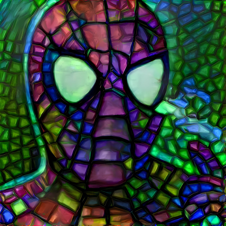 Stained Glass Spidey
