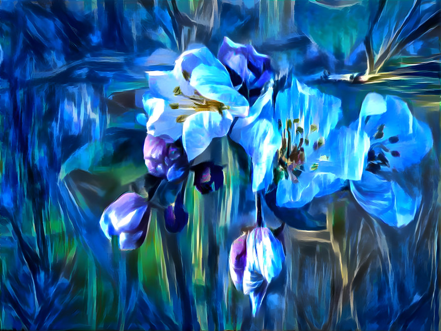 "Blue Blossoms"