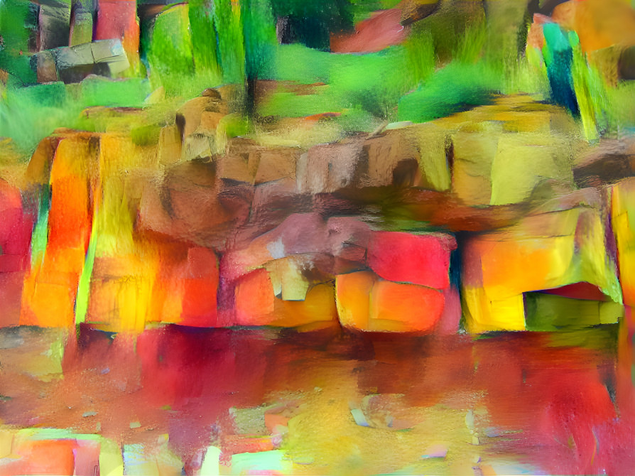 "Sedona - Red Rocks Abstract"