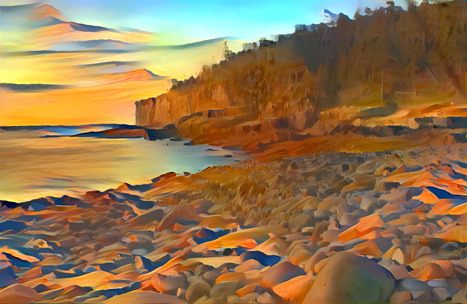Sunrise, Stone Beach Acadia National Park