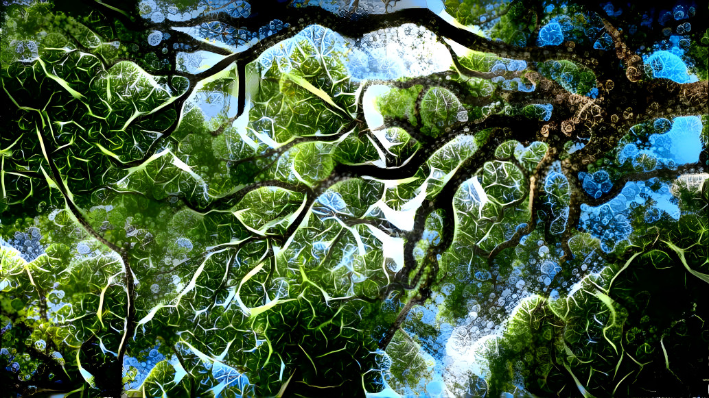 fractal leafy roof